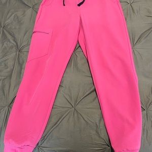 Figs pink joggers